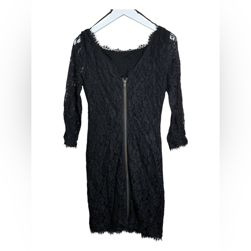 Diane Von Furstenberg Zarita Lace mini Dress size 6 - Picture 4 of 5